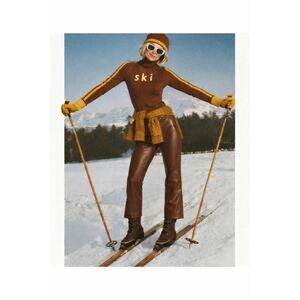 Avec Les Filles Faux Vegan Leather Brown Cropped Pants Trousers Medium